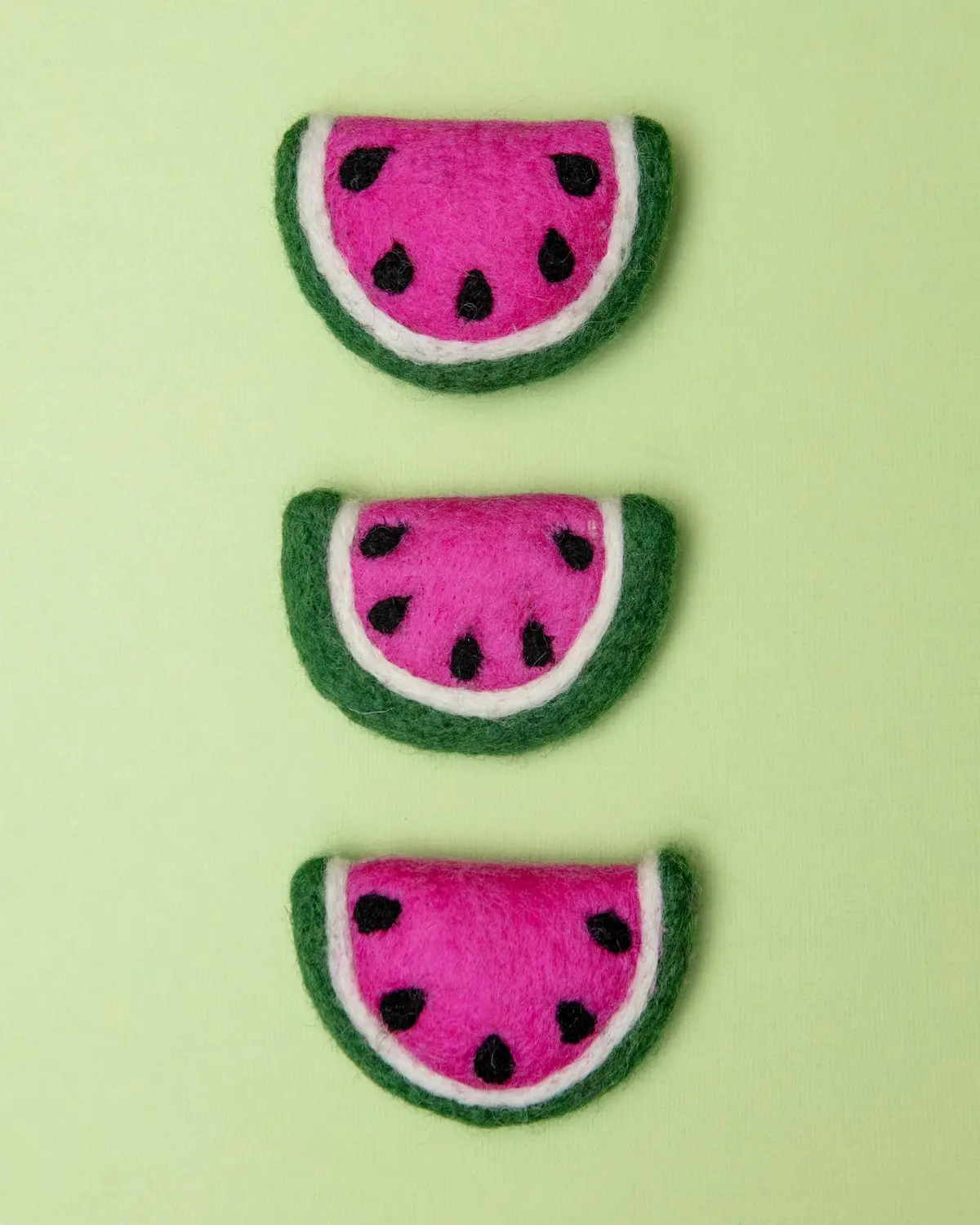 Watermelon Cat Wool Toy 1