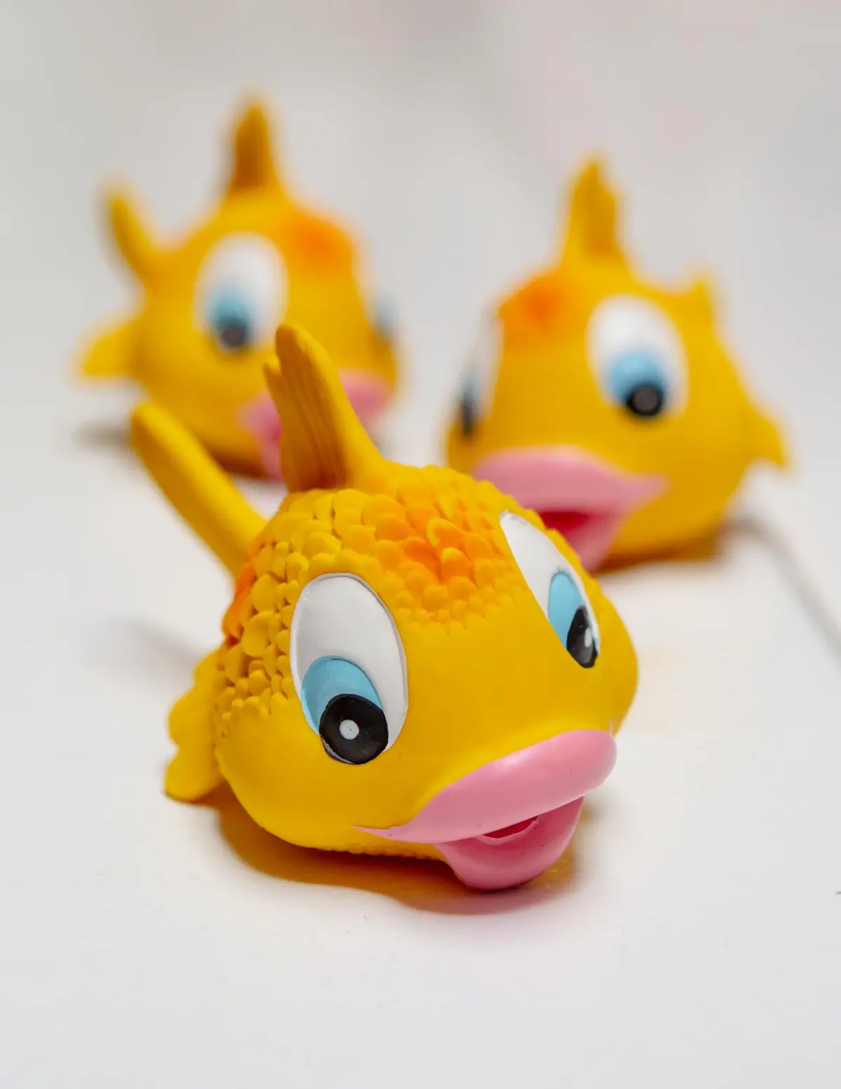 Kissy Fish Squeaky Rubber Dog Toy 1