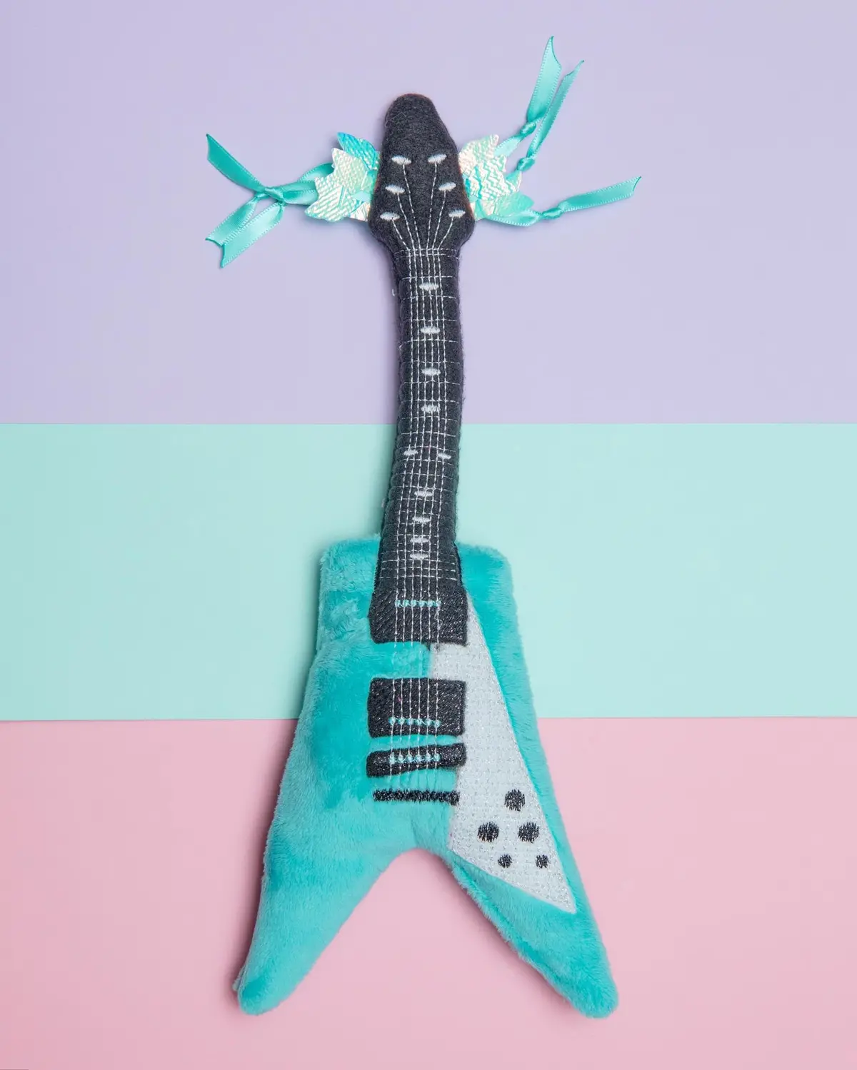 Meowsical Catnip And Crinkle Guitar (Made In The Usa) 1