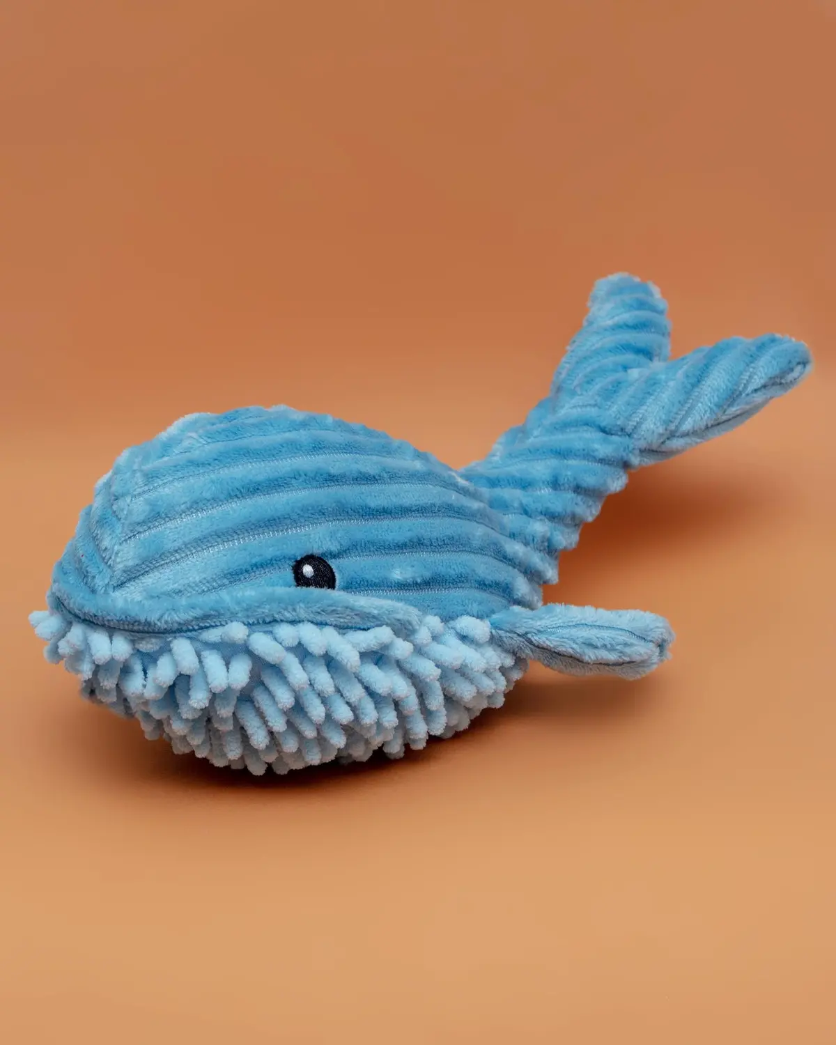 Blue Bay Whale Squeaky Push Dog Toy (Final Sale) 1