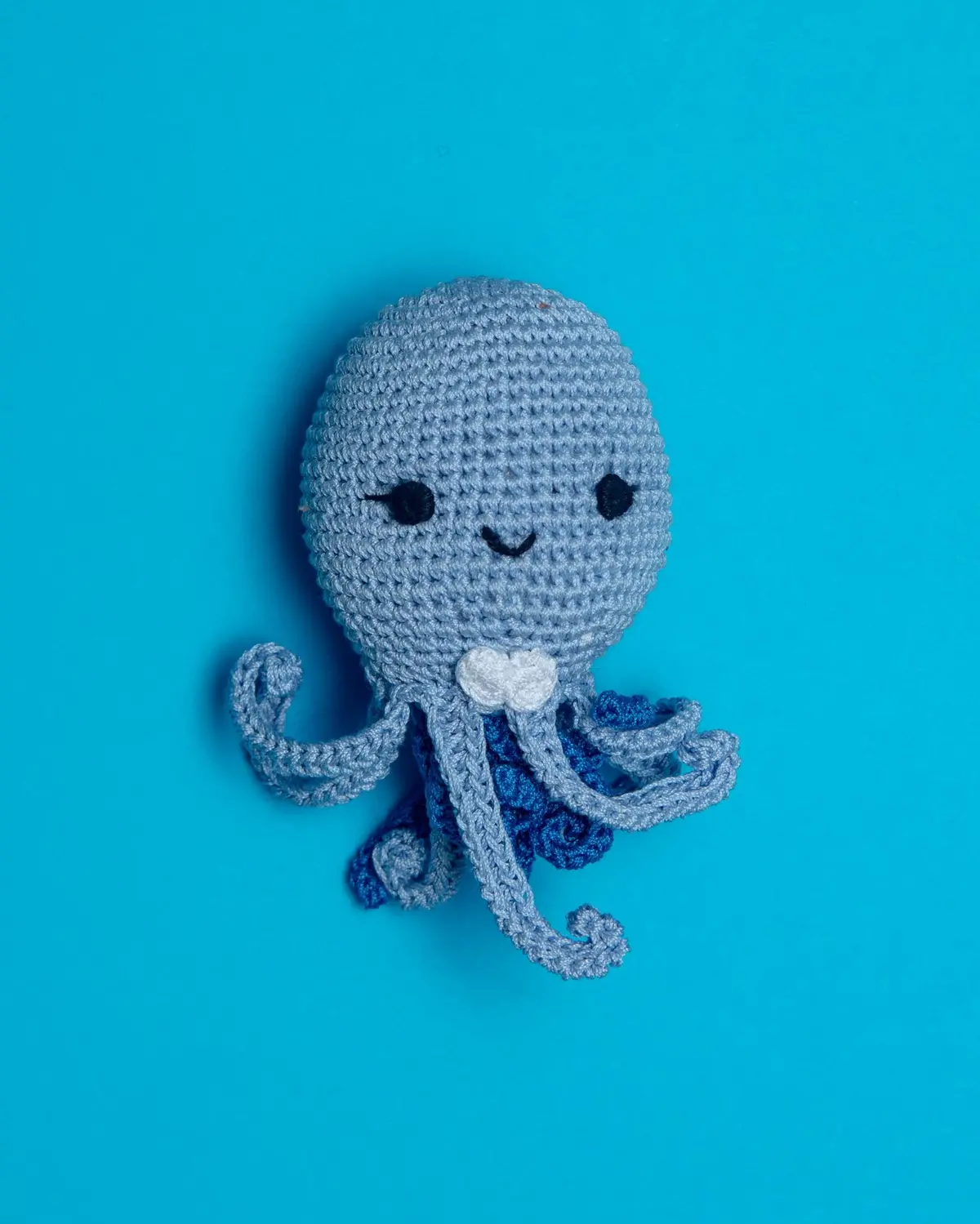 Ollie The Octopus Organic Cotton Knit Dog Toy 1