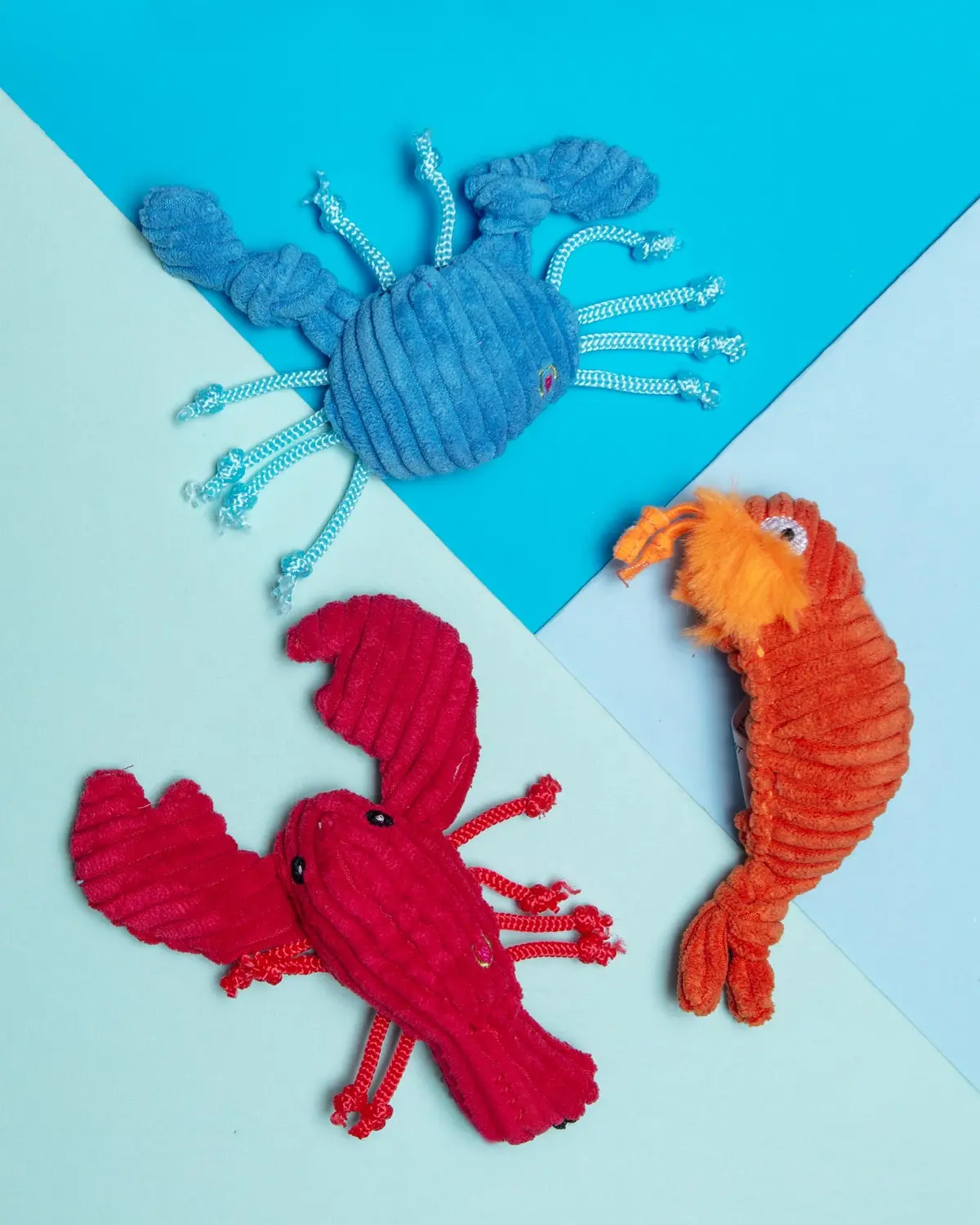 Sea Creatures Assorted Wee Huggles Plush Dog Toy 1