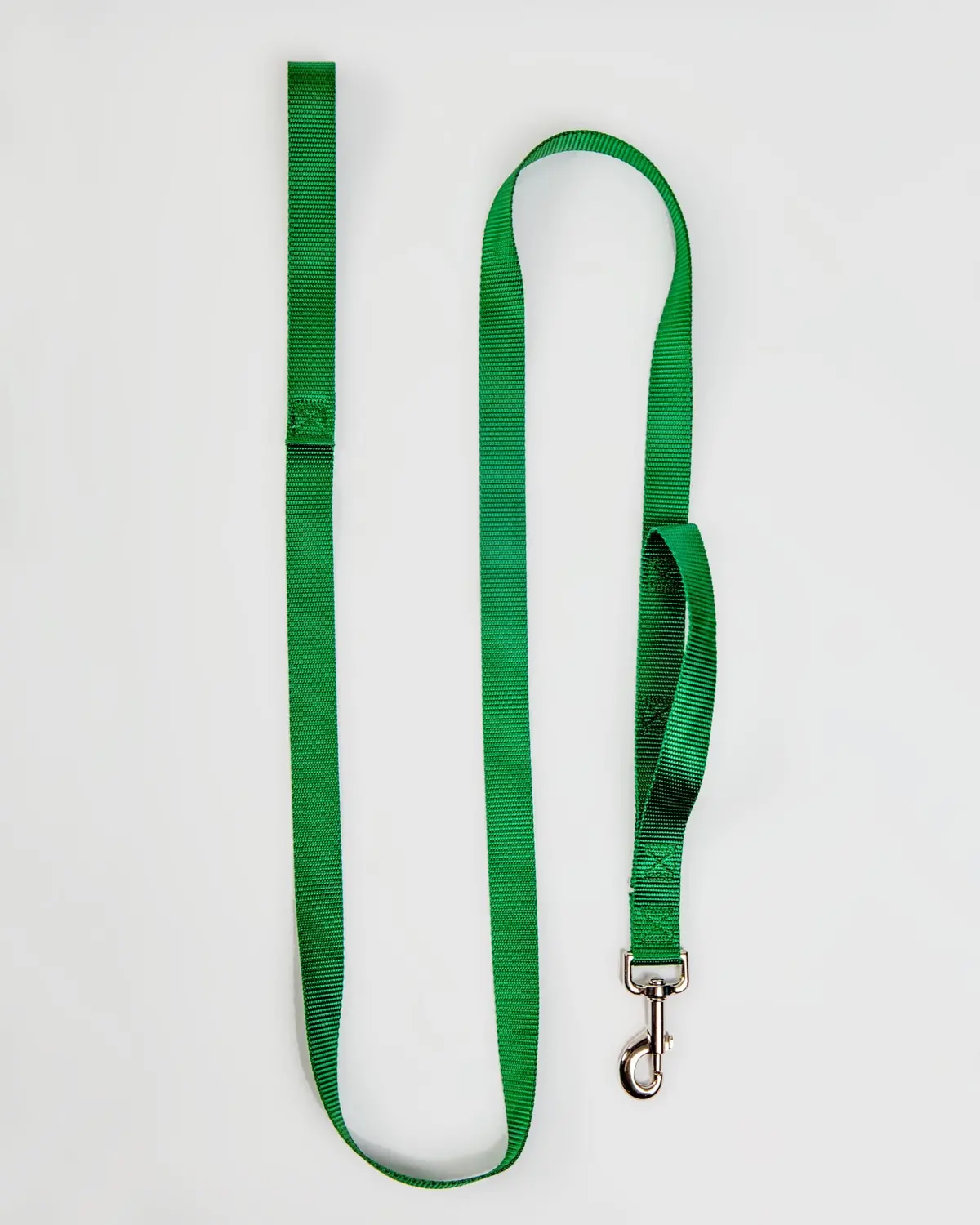 Nylon Dog Leash In Hunter Green (Made In The Usa) 1