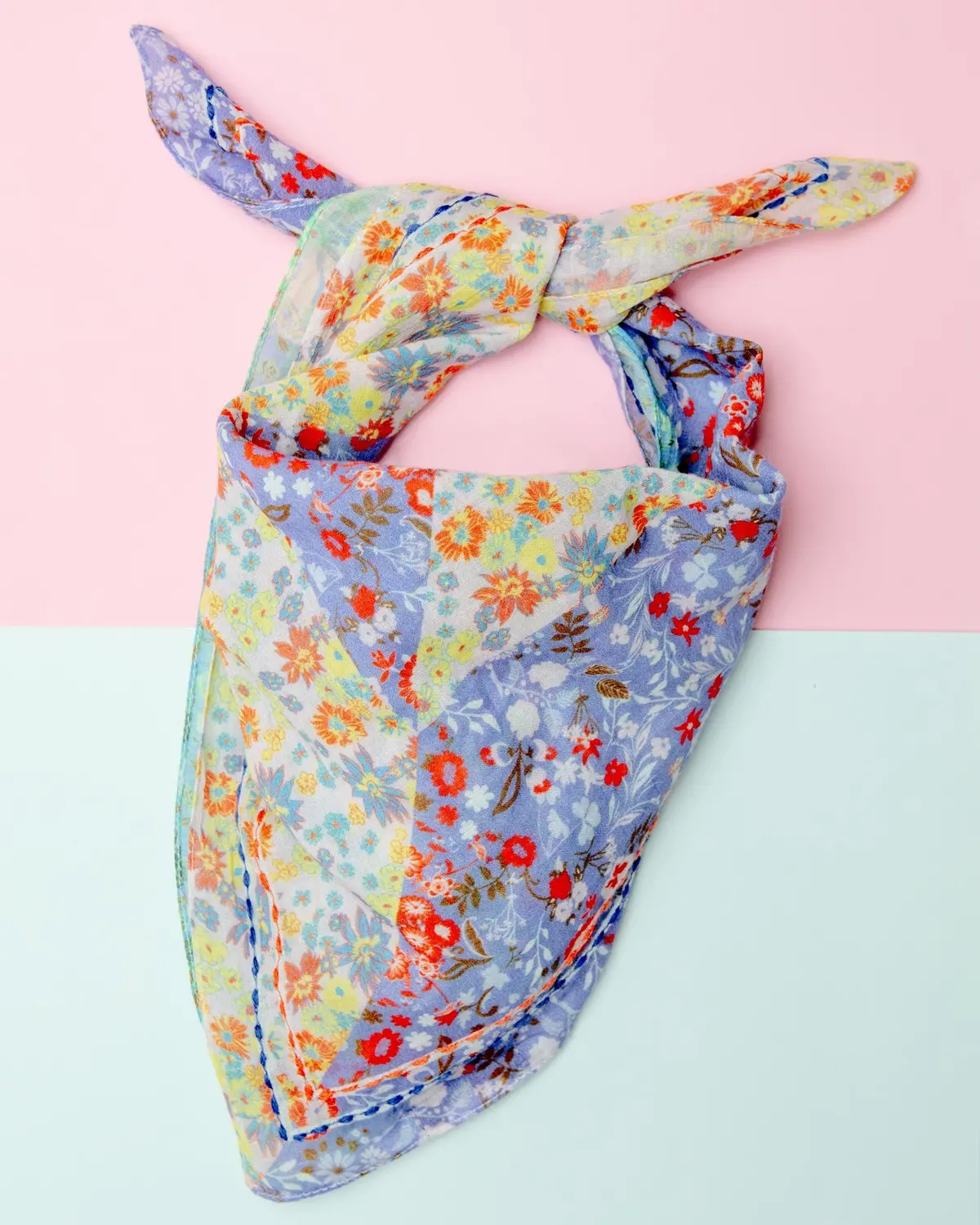 Summer Sweet Florals Dog Bandana 1