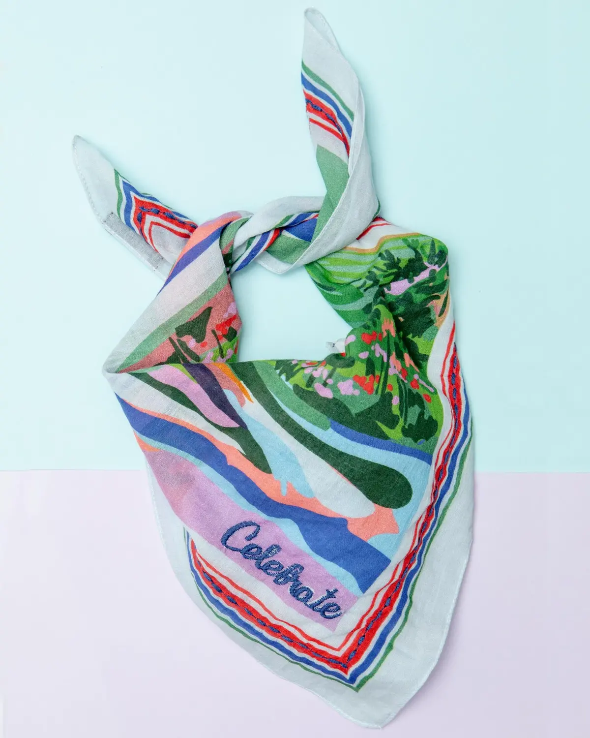Celebrate! Embroidered Dog Bandana (Final Sale) 1