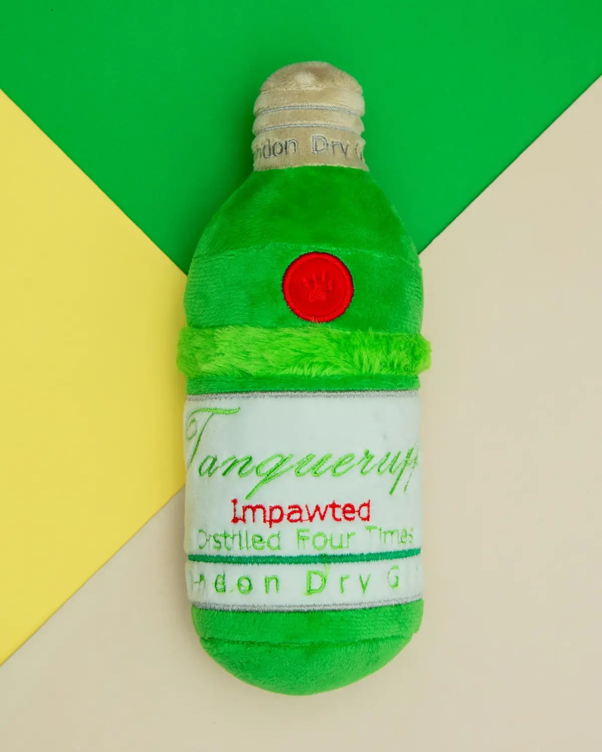Tanqueruff Gin Squeaky Plush Dog Toy 1