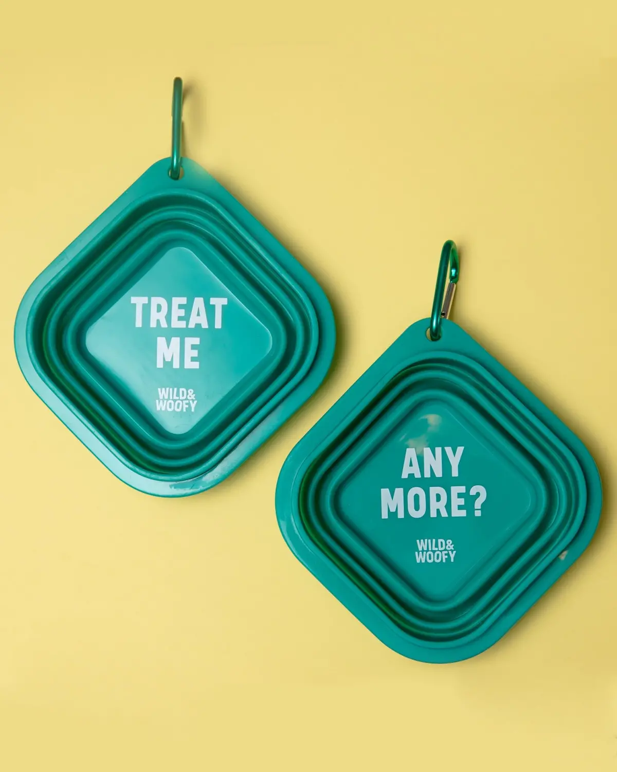 Wild & Woofy Collapsible Dog Bowl Set 1