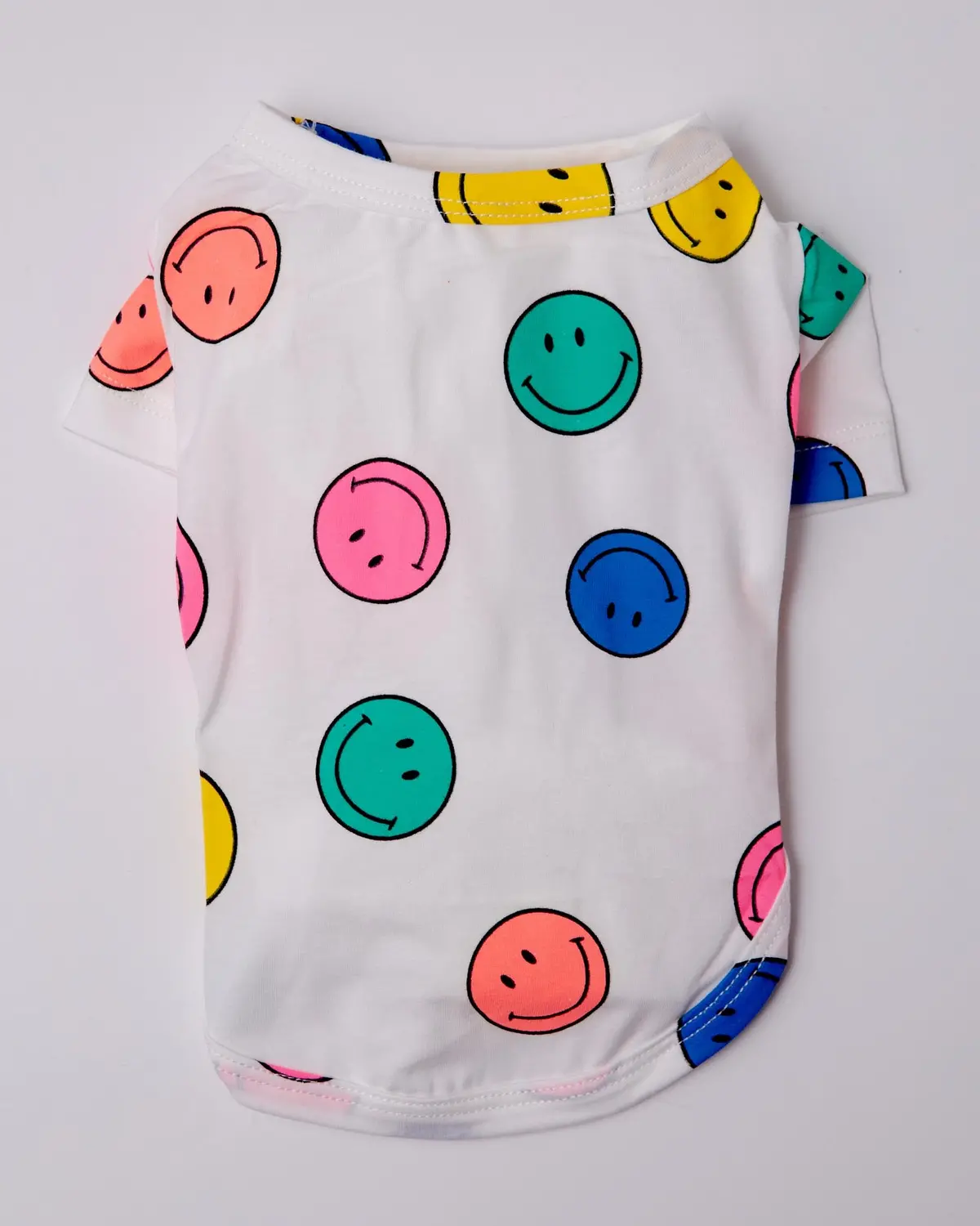 Put On A Happy Face Dog T-Shirt (Final Sale) 1