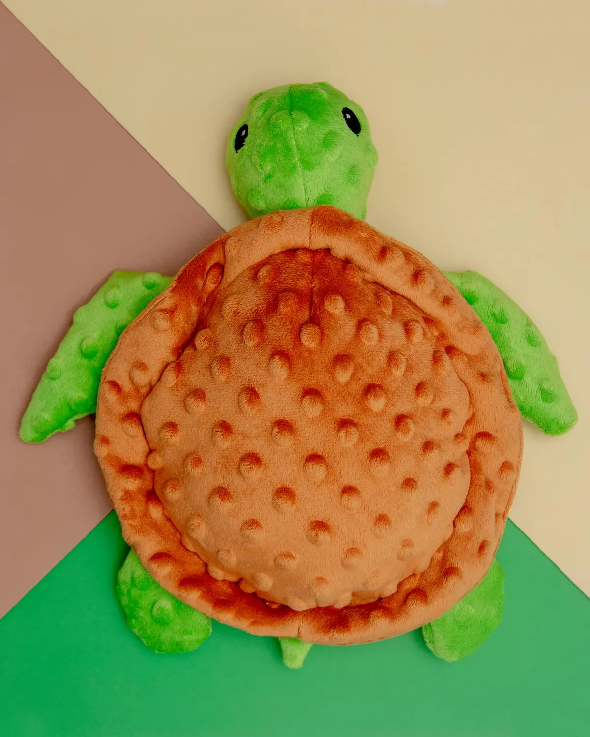 Dotty The Tortoise Squeaky Plush Dog Toy (12") 1