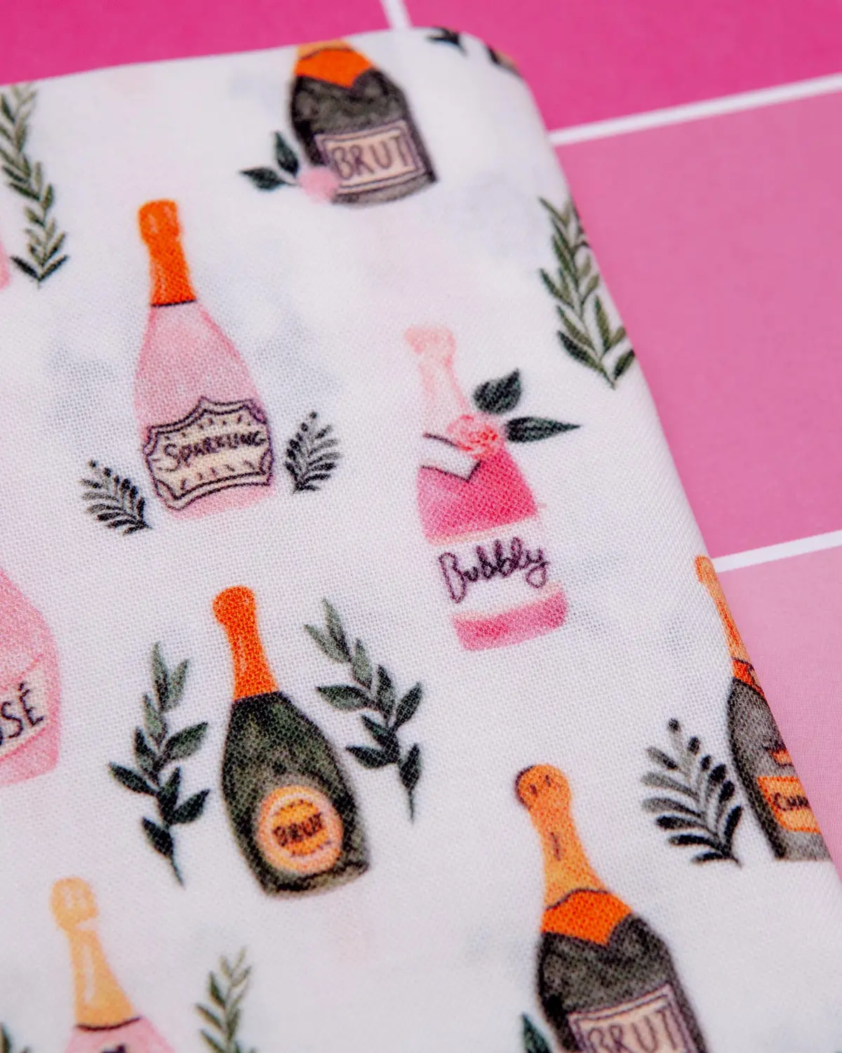 Champagne Bubbly Dog Bandana(Made In The Usa) 3