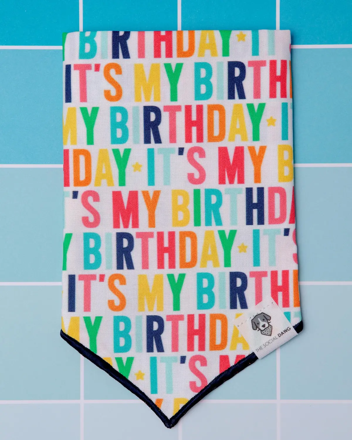 It's My Birthday Dog Bandana (Made In The Usa) 1