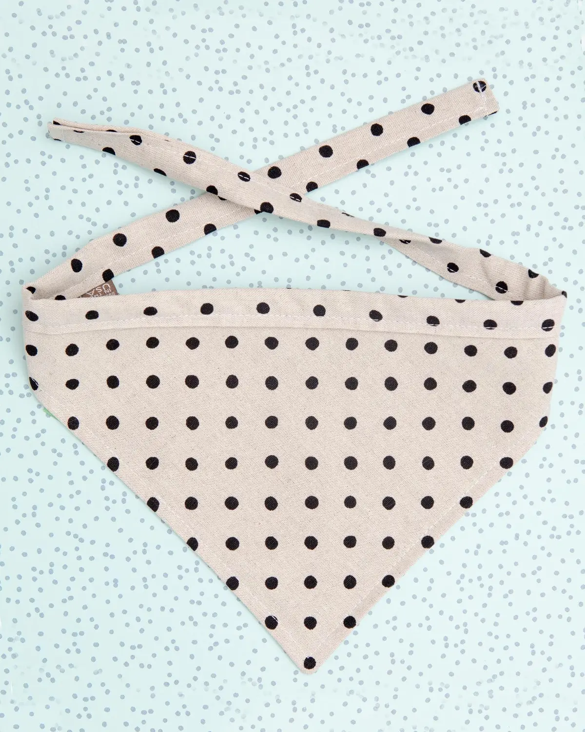Dottie Canvas Dog Bandana In Polka Dot<Br>(Made In The Usa) (Final Sale) 1