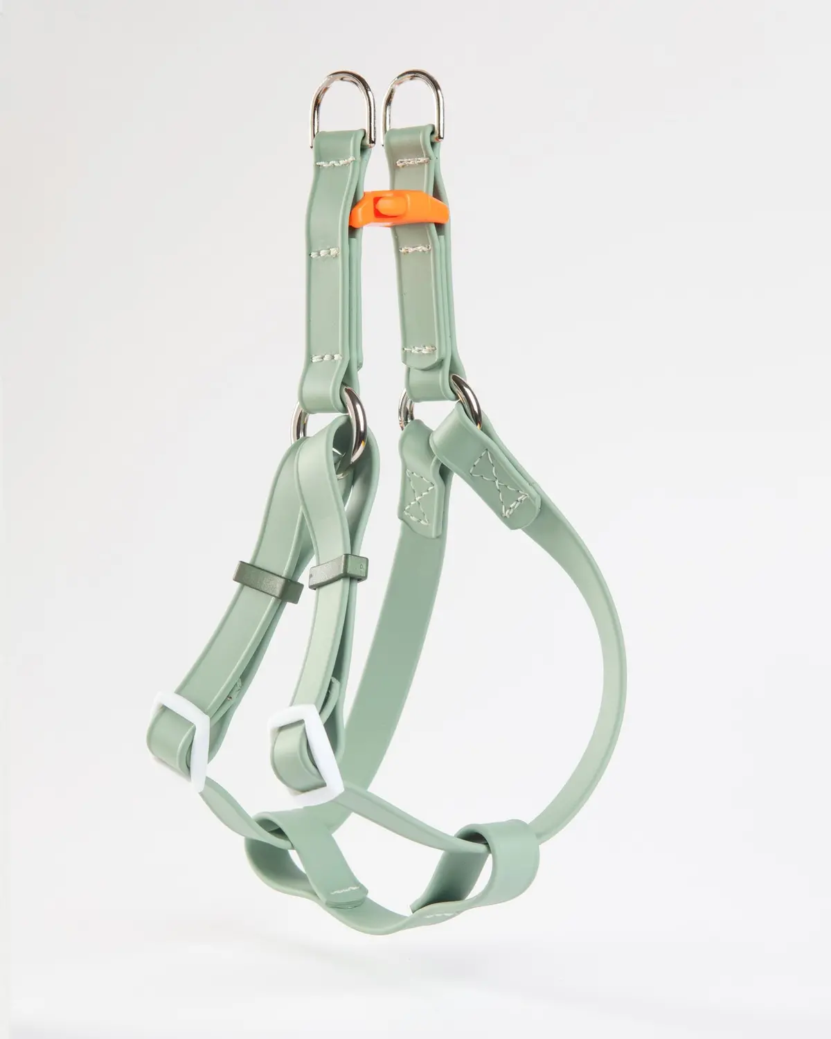 A Walk In The Park Waterproof Dog Harness In Sage Green (Made In The Usa) 1