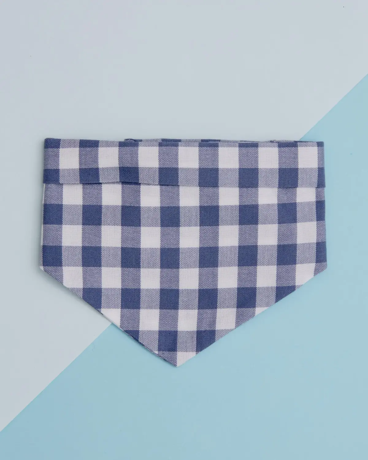 Spring Dog Bandana In Blueberry Gingham<Br>(Made In The Usa) (Final Sale) 1