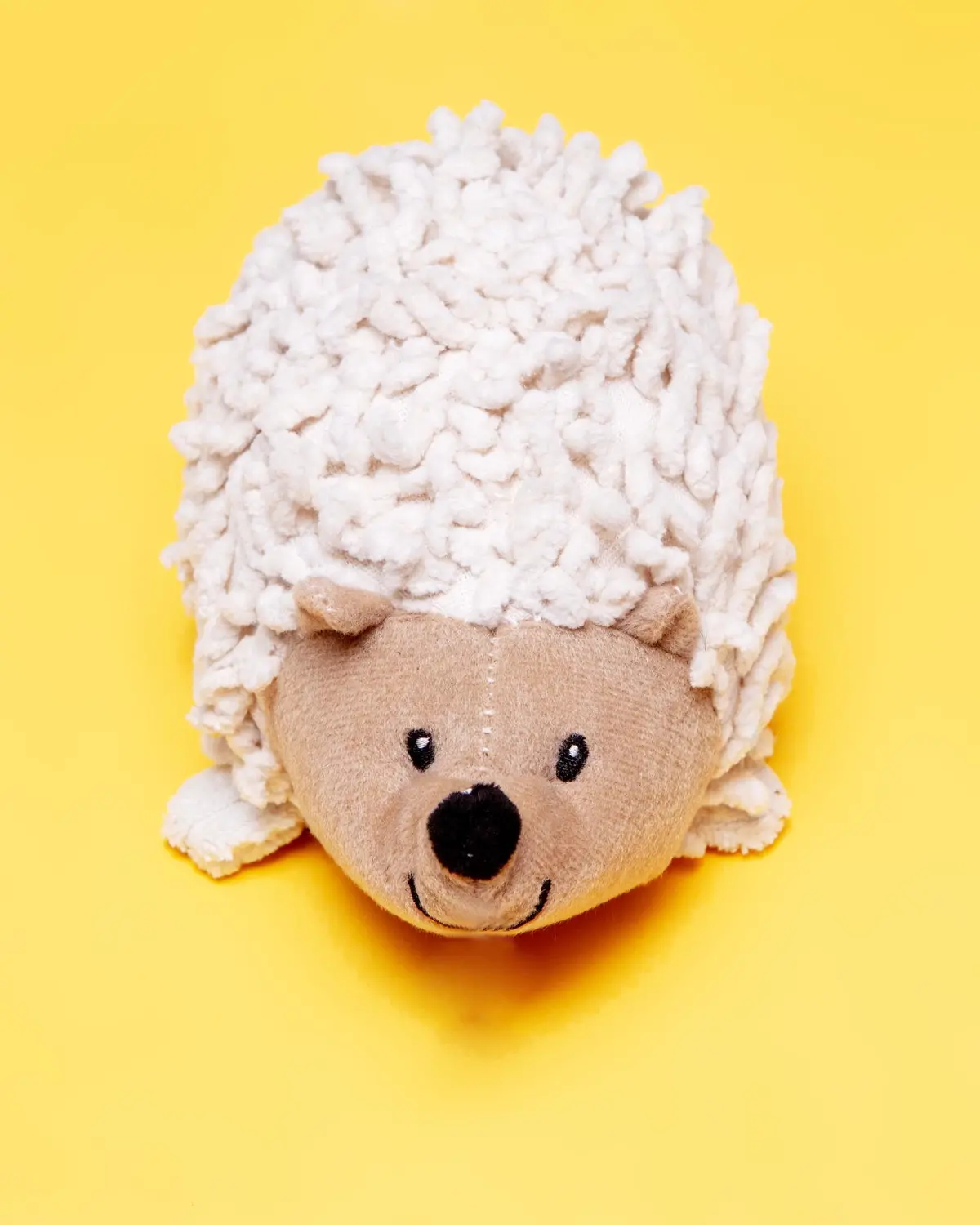 Natural Hedgehog Squeaky Plush Dog Toy 1