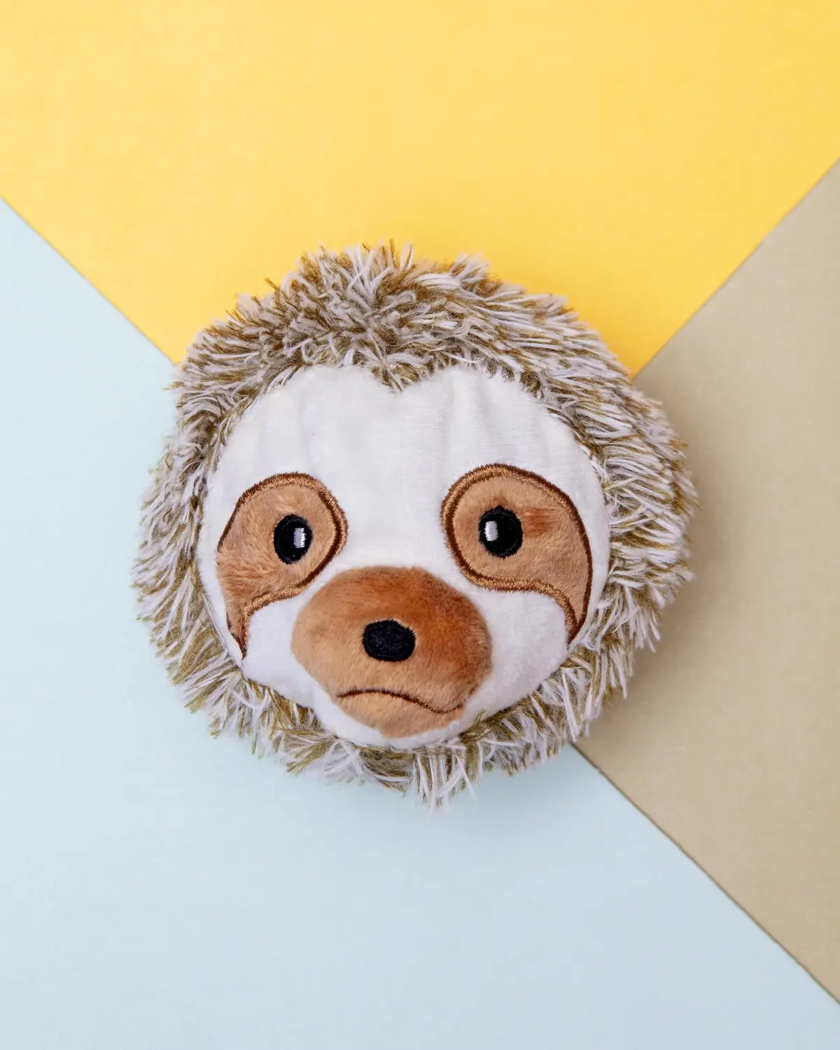 Ez Squeaky Sloth Ball Dog Toy (4") 1