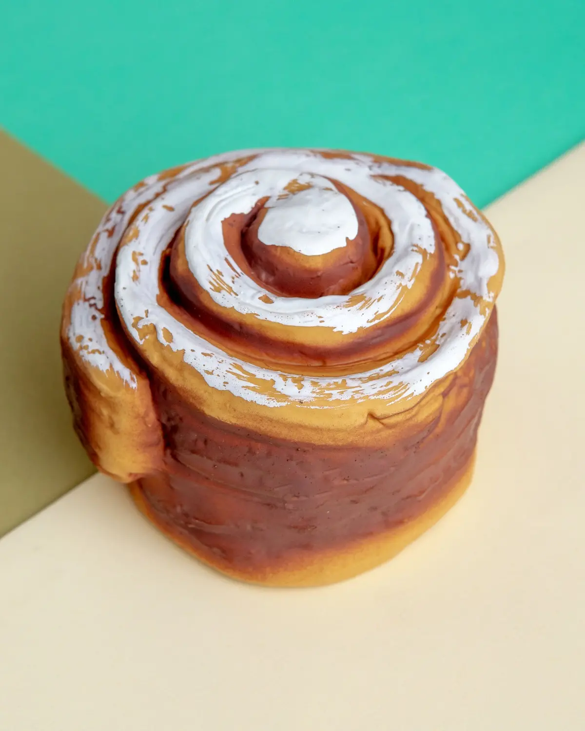 Cinnamon Roll Latex Squeaky Dog Toy (Final Sale) 1