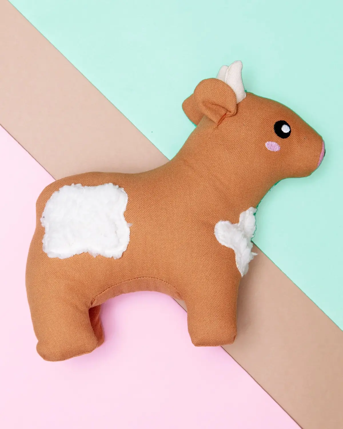 Cotton Cuddler Cow Squeaky Plush Dog Toy (Final Sale) 1