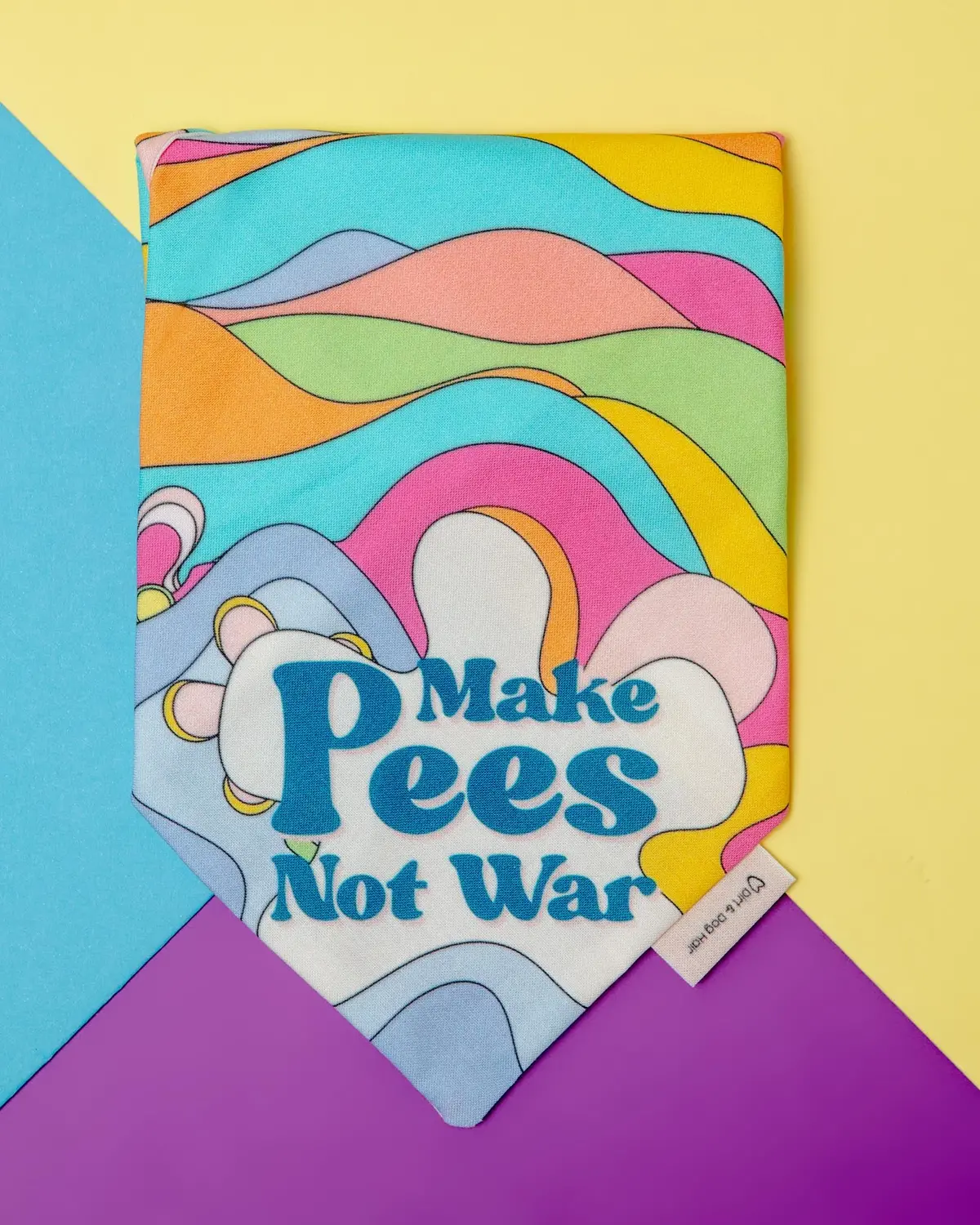 Make Pees Not War Dog Bandana (Made In The Usa) (Final Sale) 1