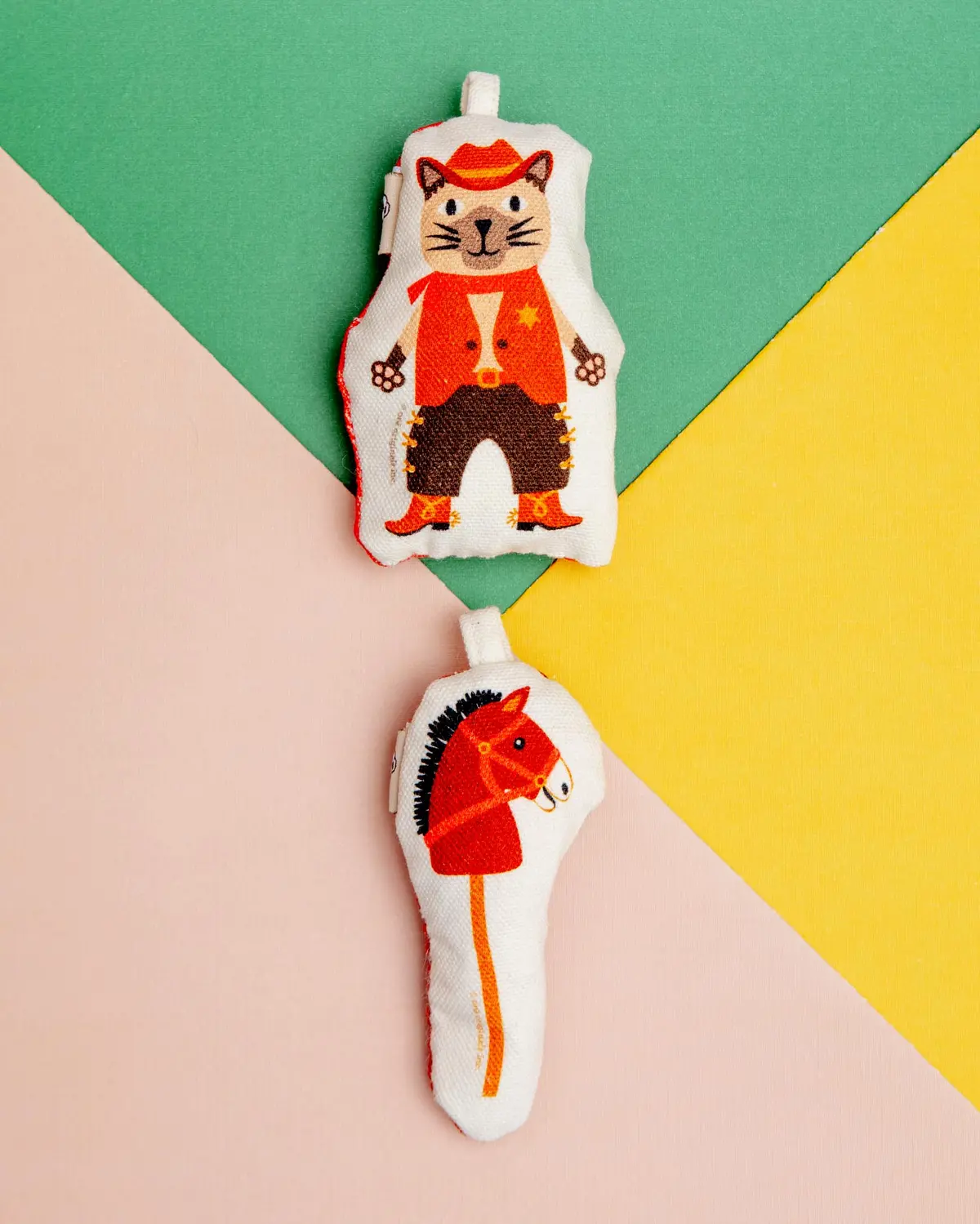 Cowboy & Horse Cat Toy Set 1
