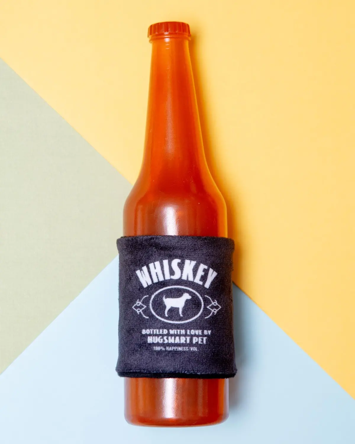 Whiskey Bottle Rubber Dog Toy 1