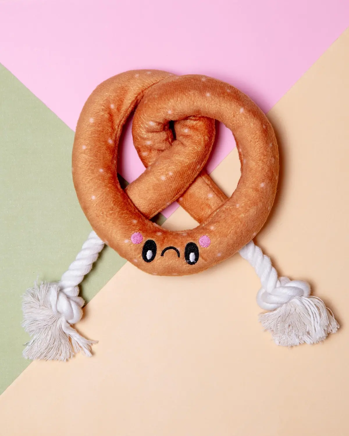 Pretzel Rope Tug Dog Toy 1