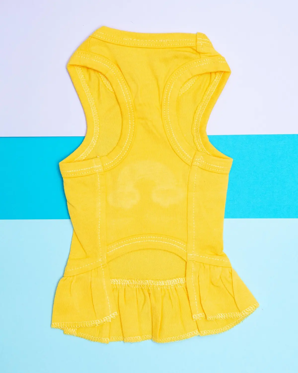 Rainbow Dog Dress In Yellow (Clearance) 3