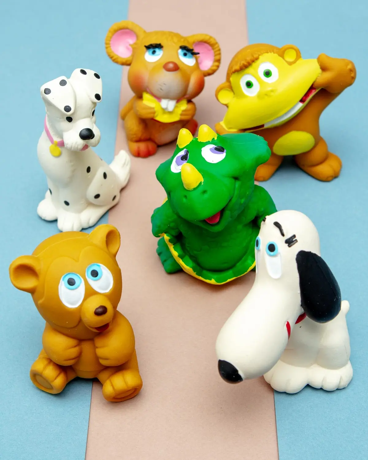 Silly Latex Dog Toys (6-Pack) 1