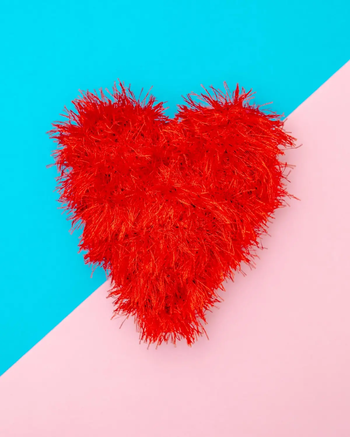 Heart Handmade Squeaky Dog Toy 1