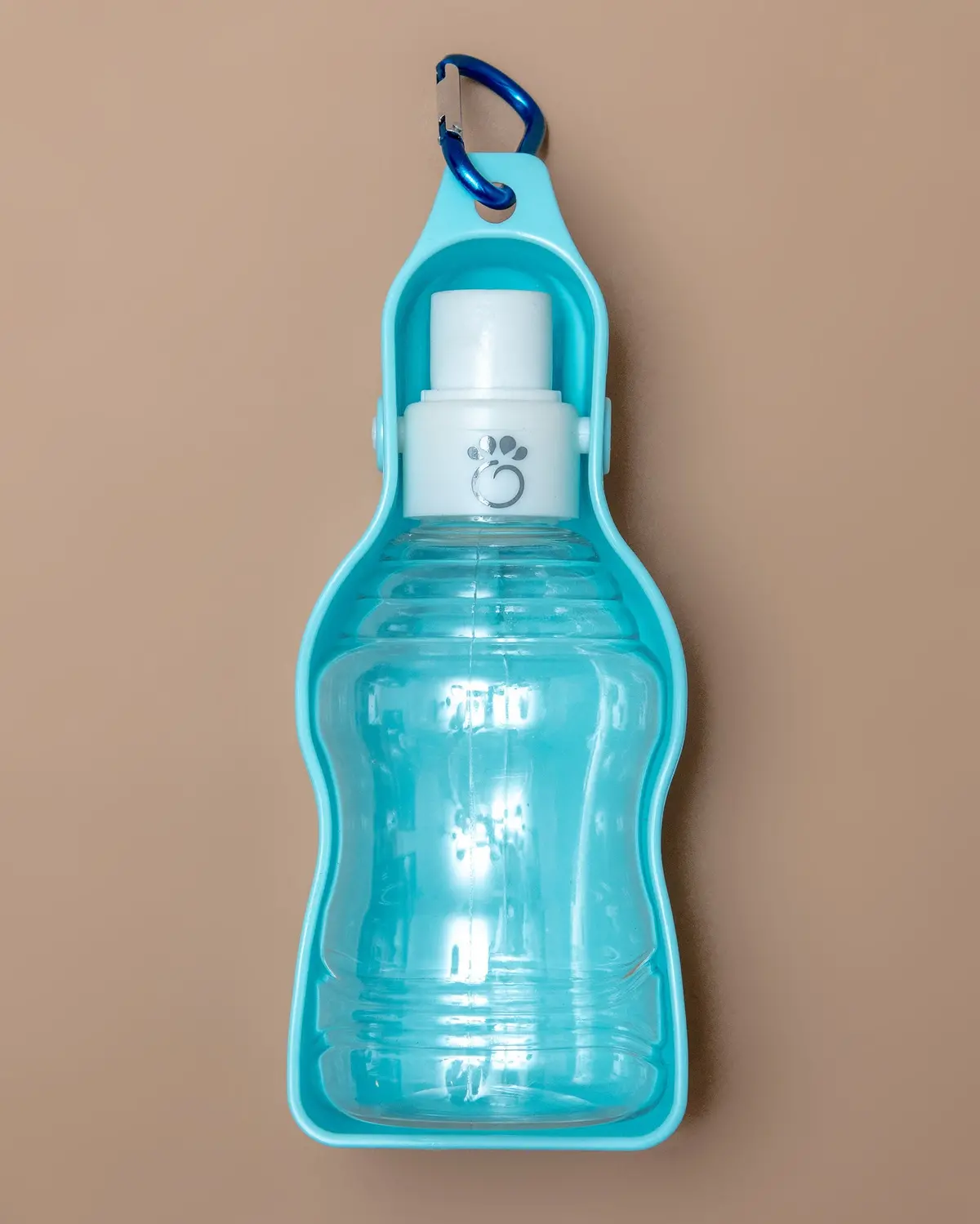 Dog Travel Water Bottle With Foldout Bowl In Blue << Clearance >> 1