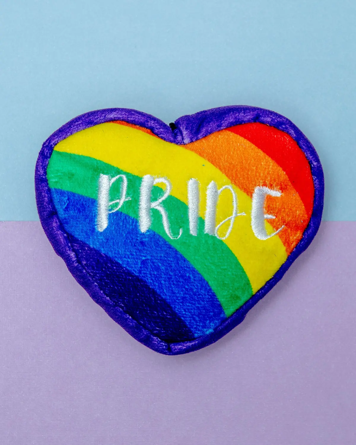 Rainbow Pride Heart Dog Toy (Final Sale) 1
