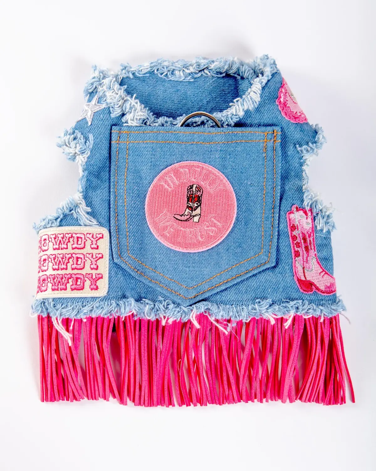 Denim Cowgirl Dog Harness (Made In The Usa) (Final Sale) 1