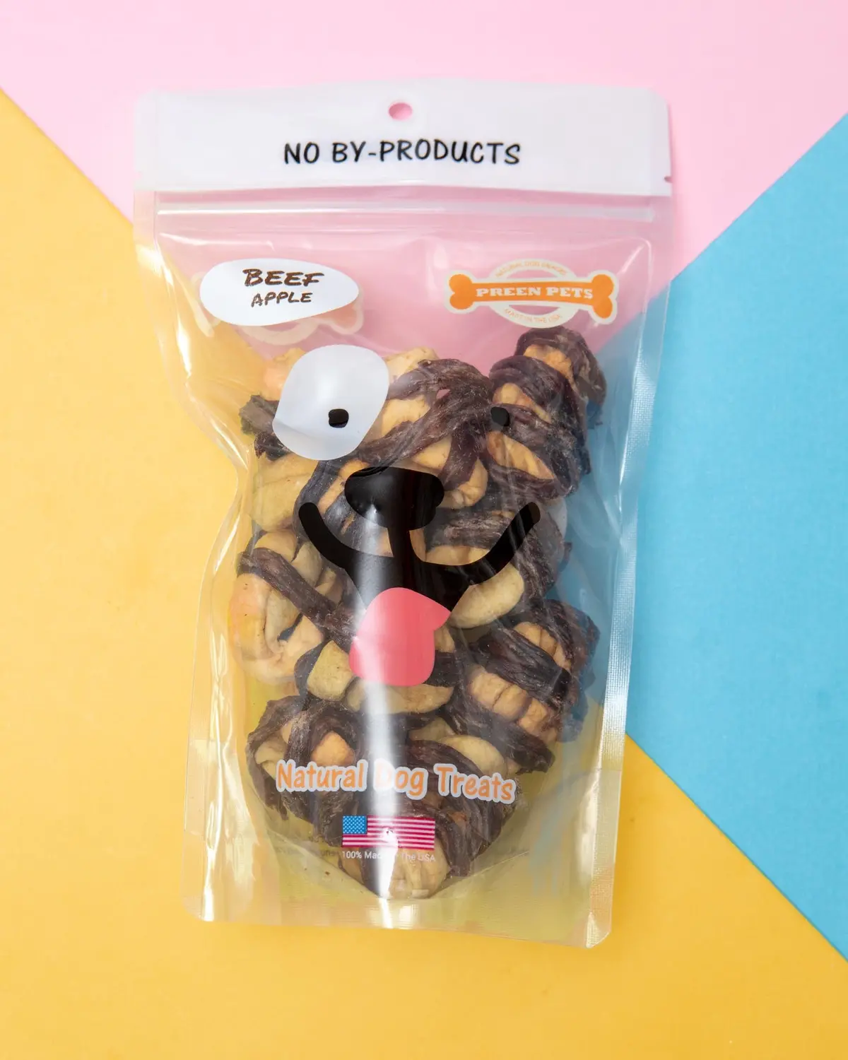 Beef & Apple Twists Dog Treat (Made In The Usa) 1