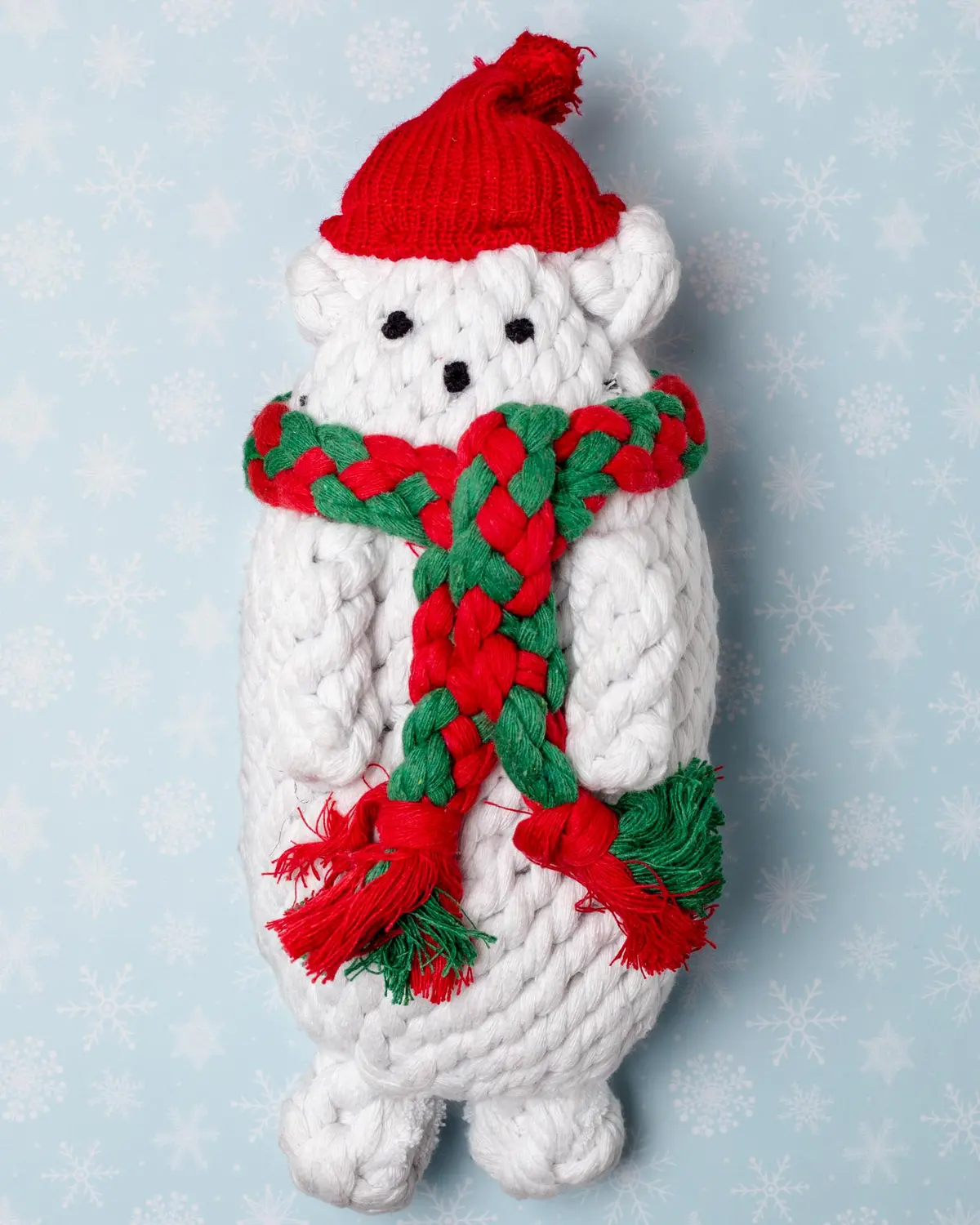 Polar Bear Rope Dog Toy 1