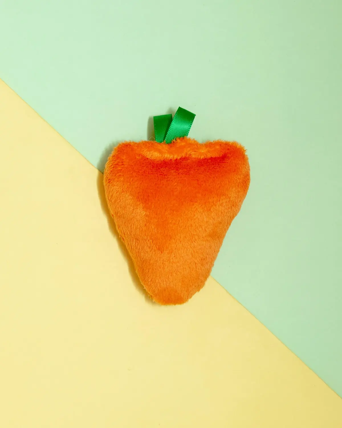 Mini Carrot Squeaky Plush Dog Toy (Final Sale) 1