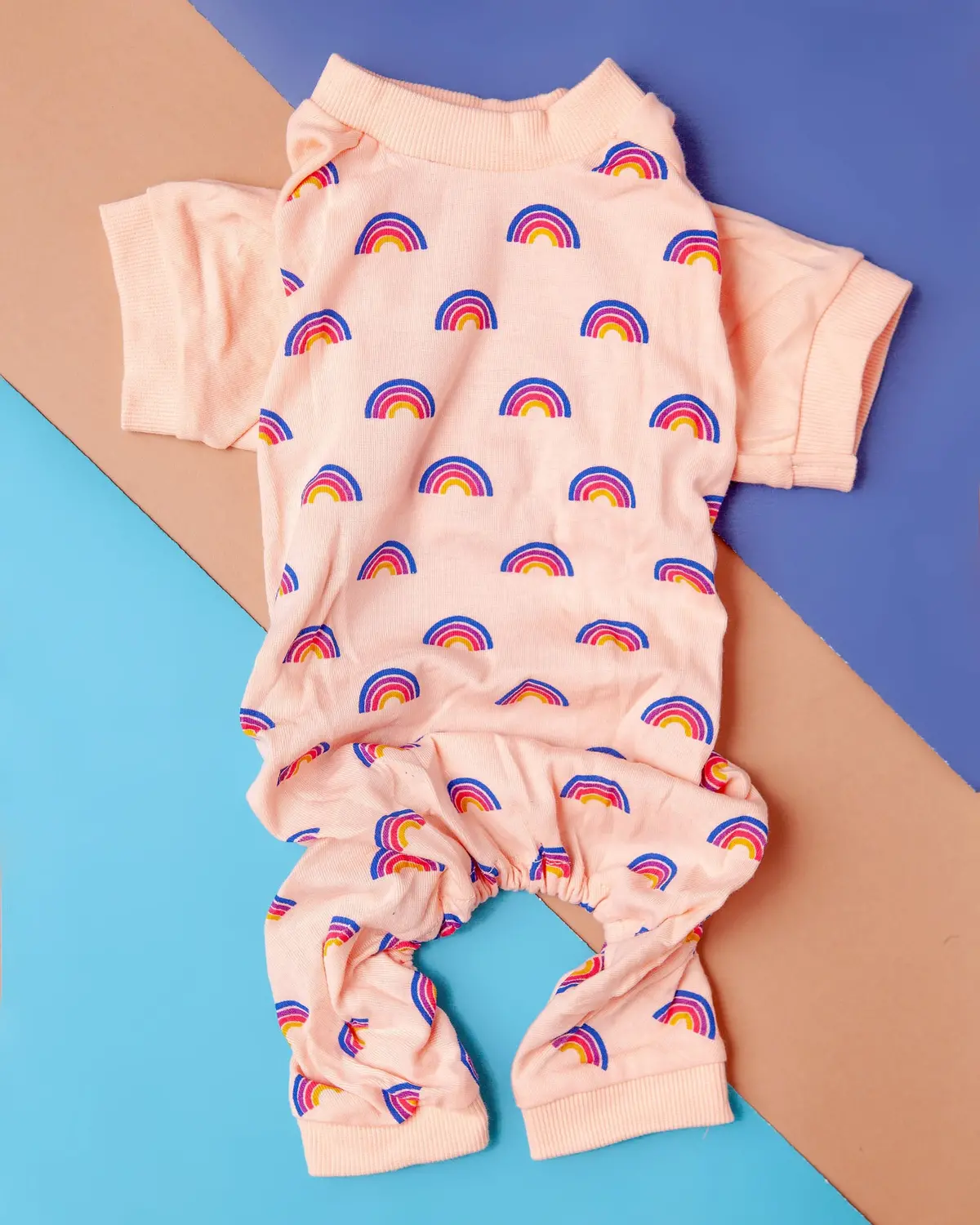 Retro Rainbow Dog Pajamas (Final Sale) 1