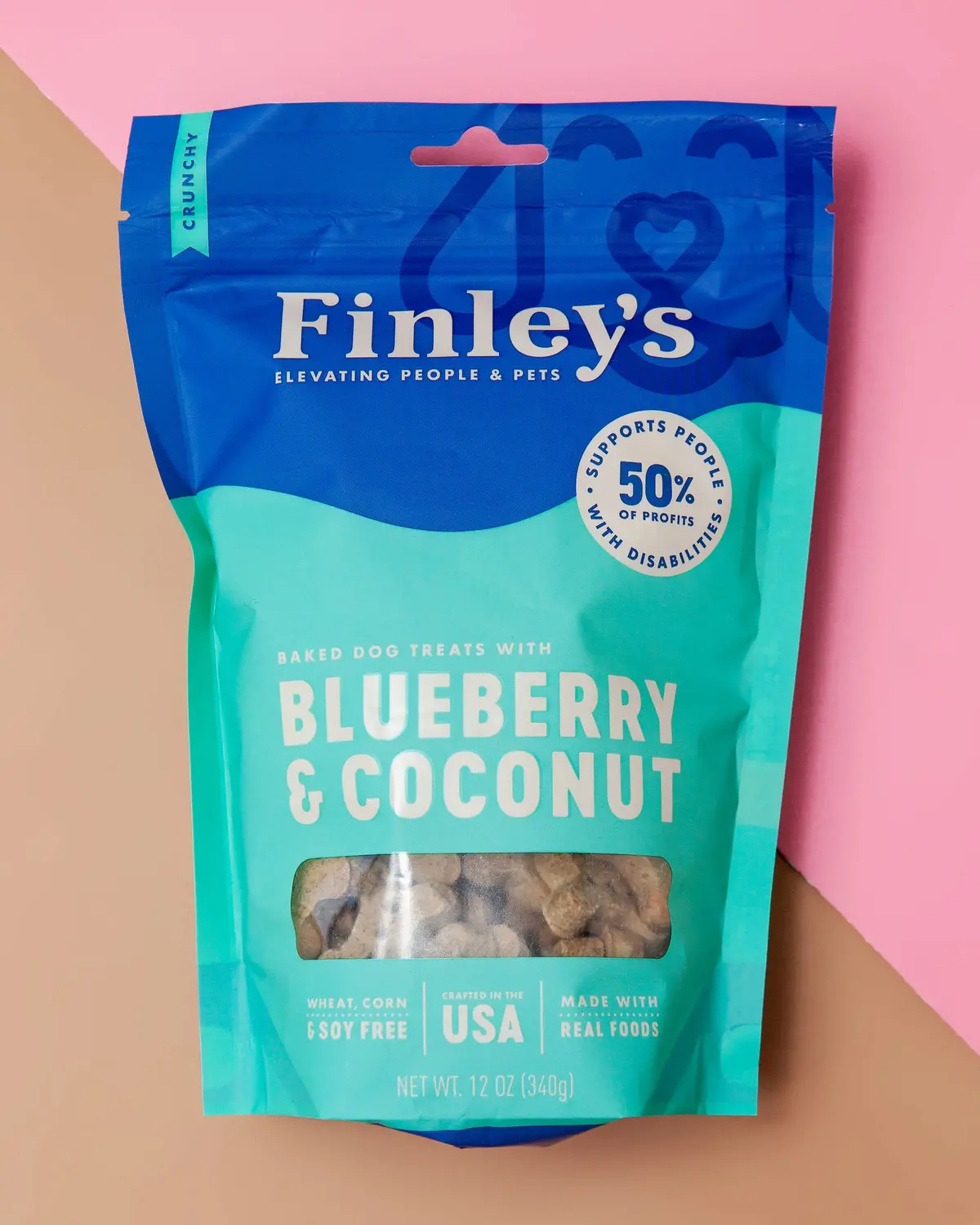 Blueberry & Coconut Crunchy Dog Biscuits 1
