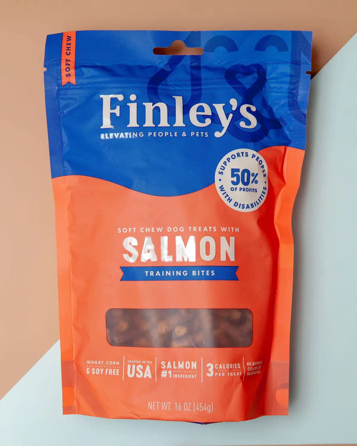 Salmon Recipe Soft Training Bites Dog Treats 1