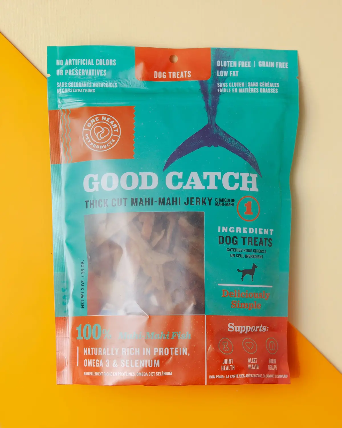 Good Catch Mahi-Mahi Jerky Treats For Dogs 1