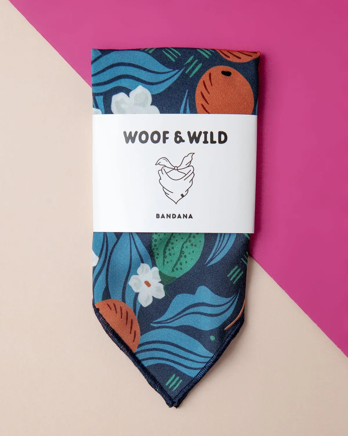 Jude Floral Rayon Dog Bandana 1