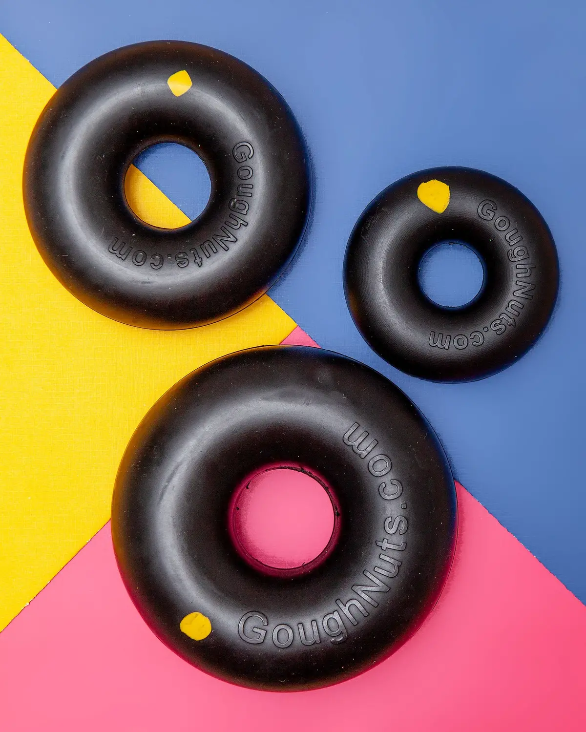 Pro Strength Extra Tough Black Rubber Ring Dog Toy (Made In The Usa) 1