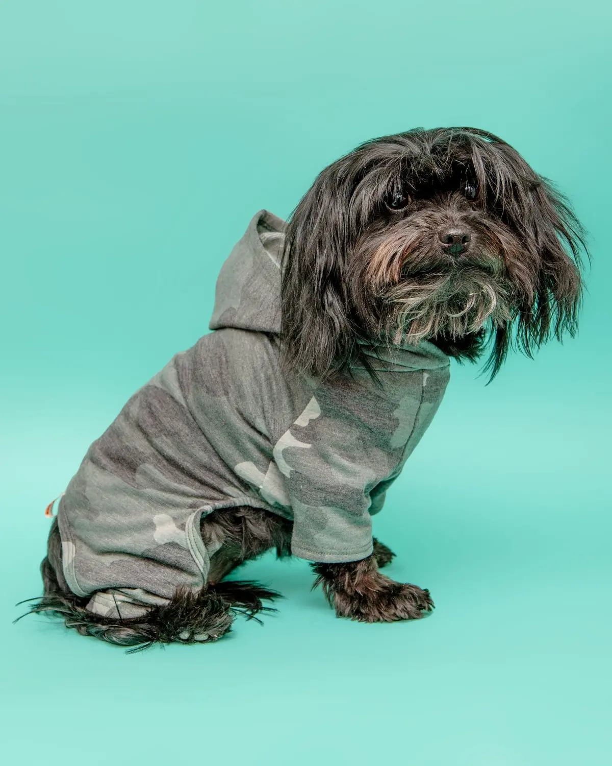 Hooded Camo Dog Onesie (Made In The Usa) (Final Sale) 2