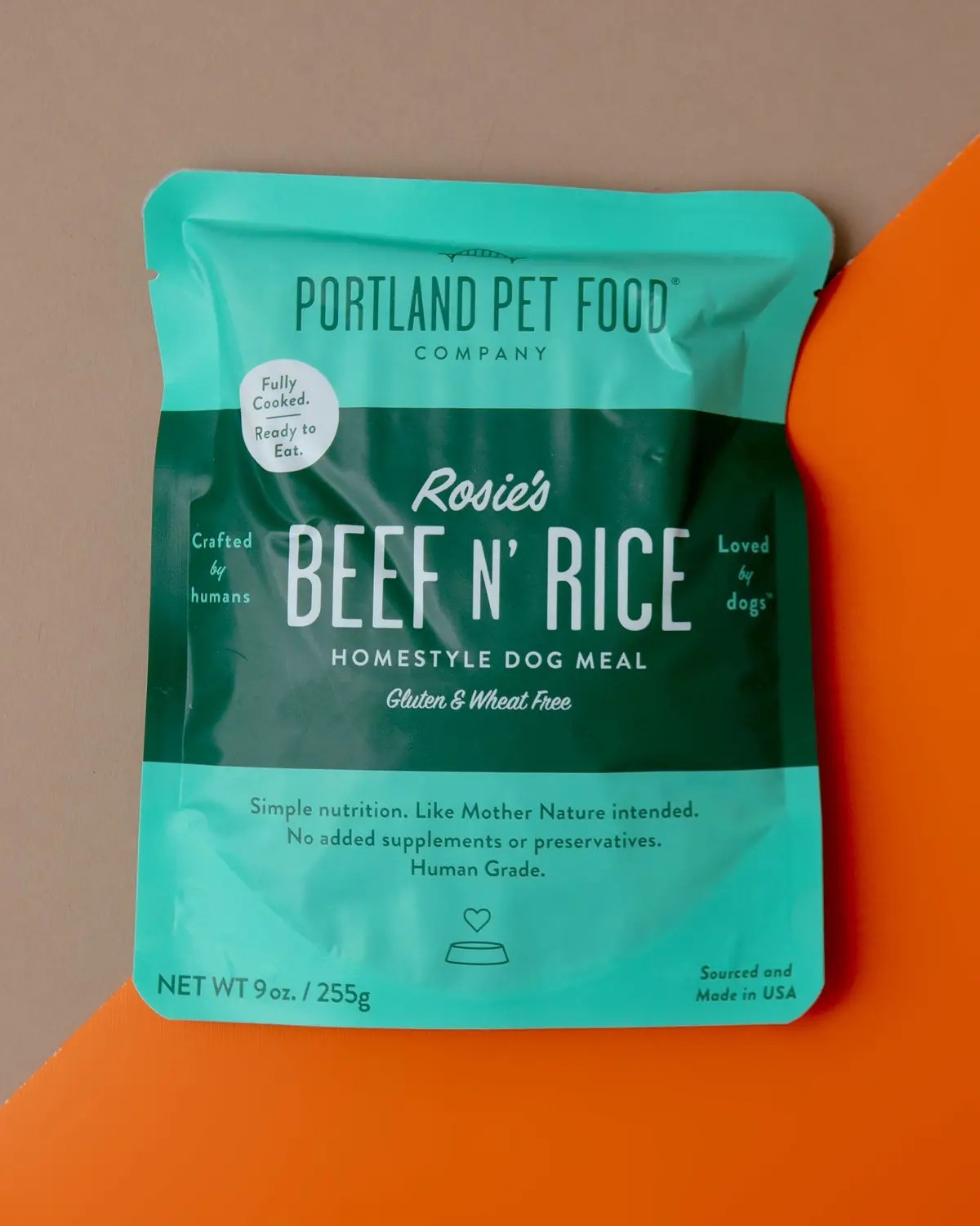 Rosie's Beef N' Rice Meal Pouch For Dogs (Made In The Usa) 1