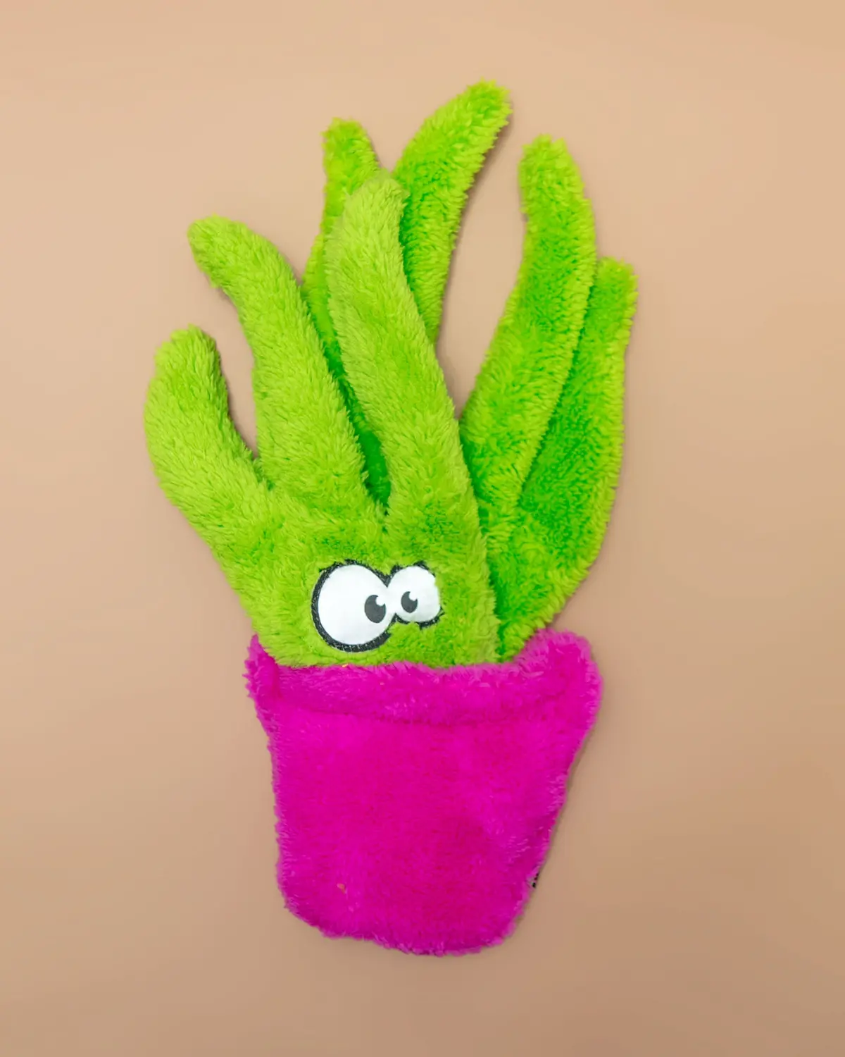 Potted Aloe Vera Unstuffed Dog Toy (Made In The Usa) << Clearance >> 1