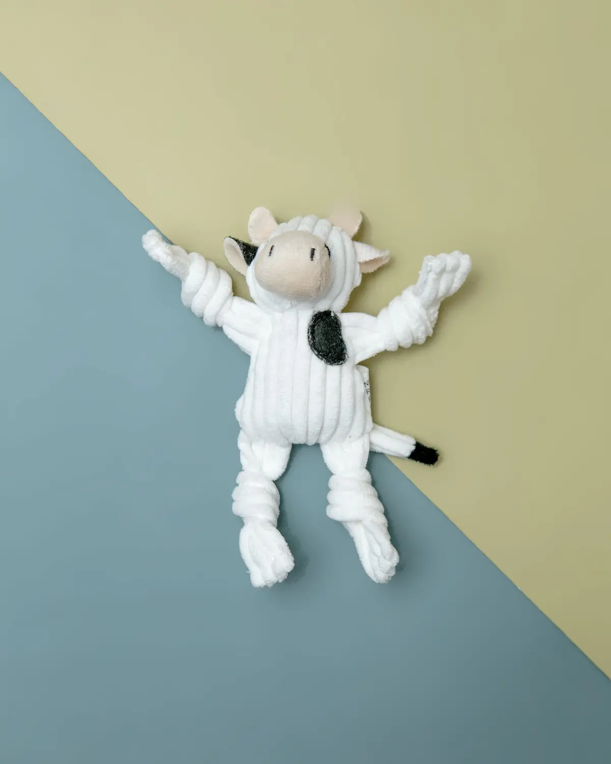 Cow Knottie Tiny Dog Plush Toy 1