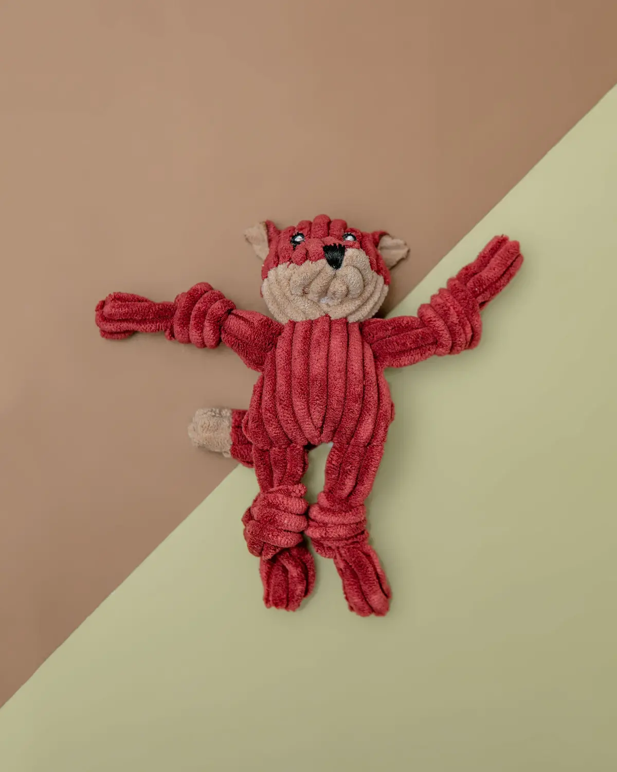 Fox Knottie Tiny Dog Plush Toy 1