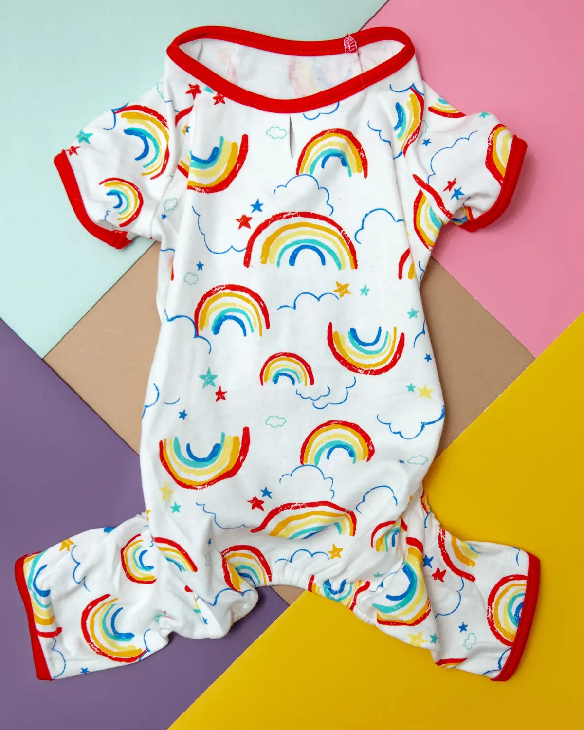 Rainbow Dog Pajamas (Final Sale) 1