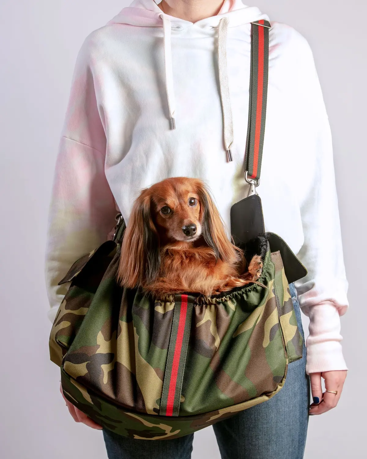 Gigi Sling Pet Carrier In Camo (Made In The Usa) (Final Sale) 1