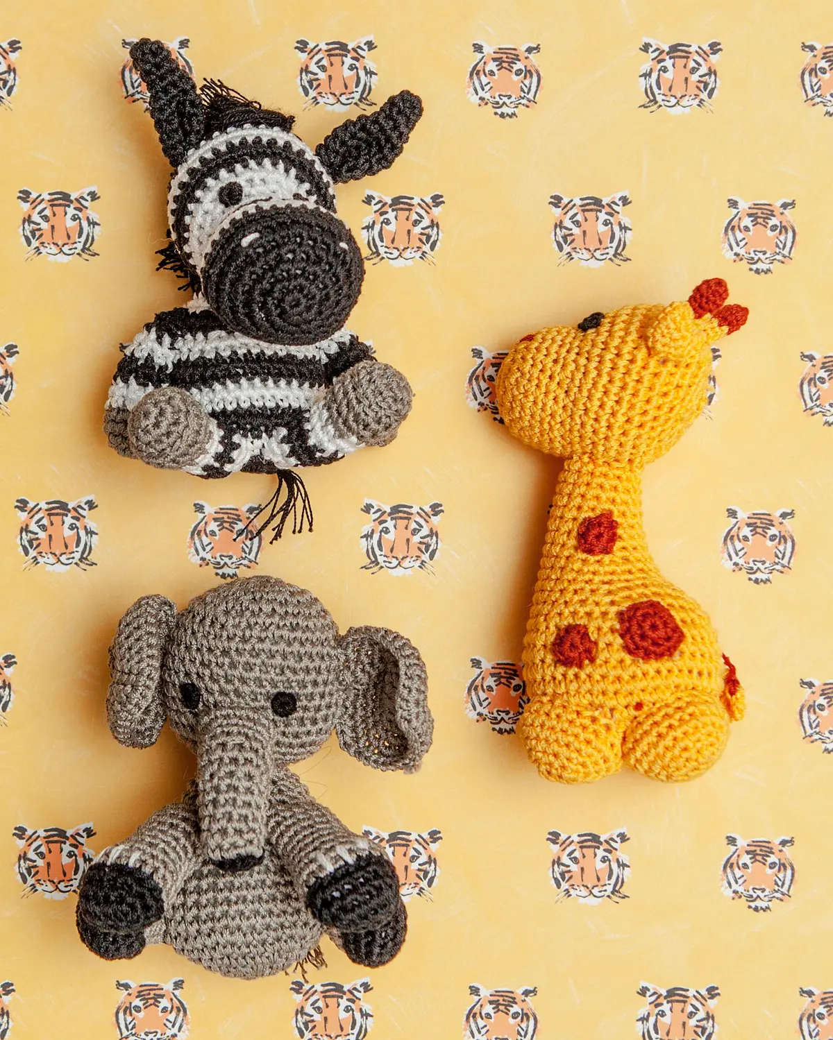 Safari Friends Organic Knit Toy Bundle 1