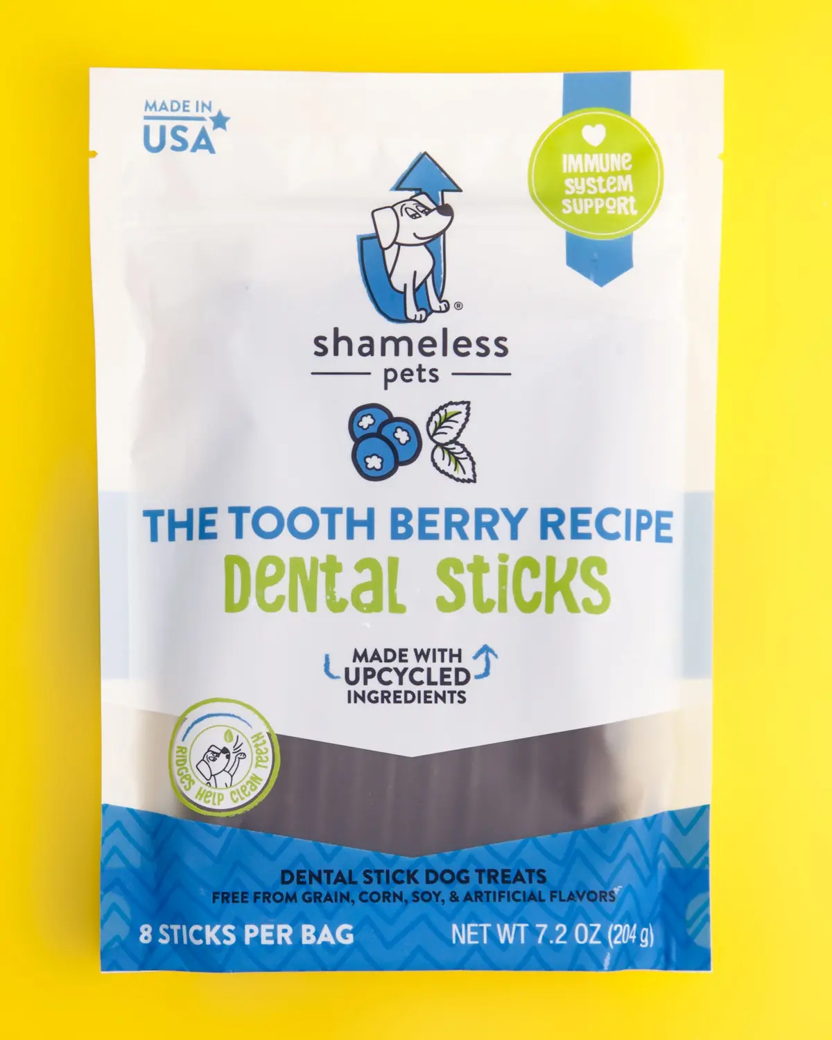 The Tooth Berry Dental Stick Upcycled Dog Treats 1